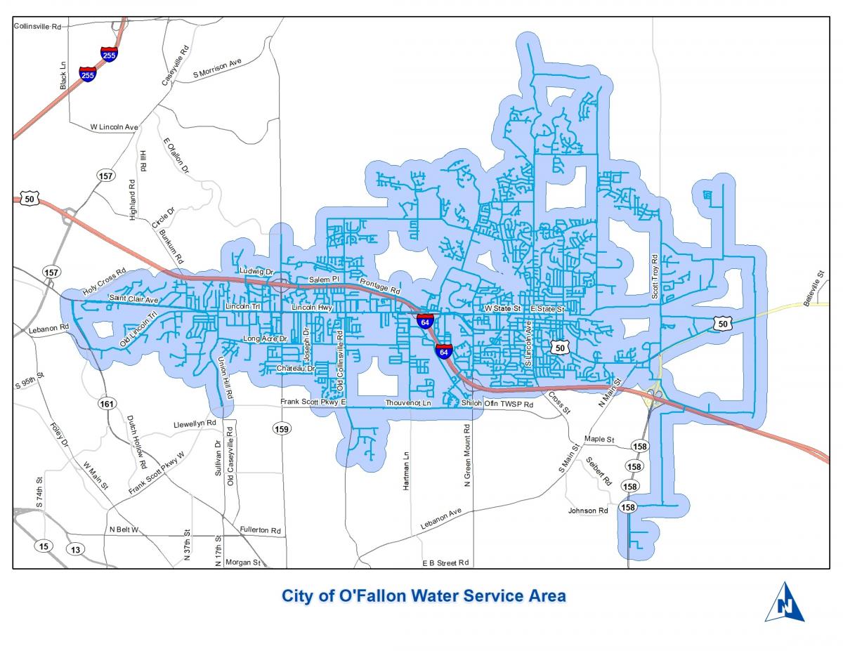 O'Fallon Water Service Area 2017