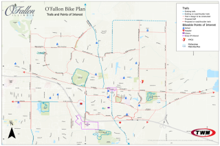 bike plan exhibit map