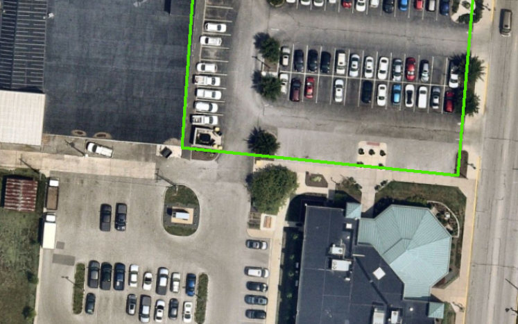City Hall Parking Lot Sealing Map